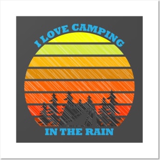 Camping lover Posters and Art